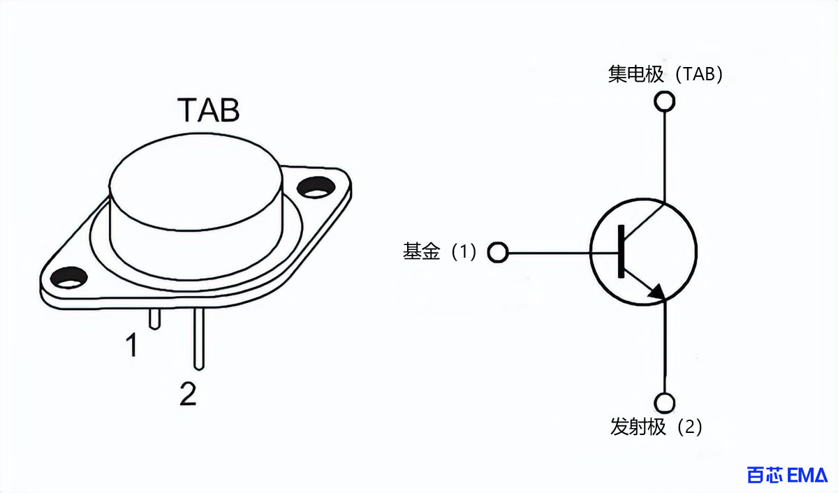 2N3055 功放引脚图