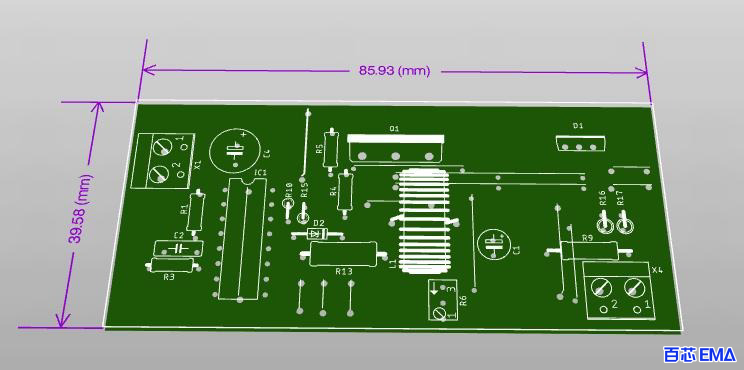 PCB 透视图