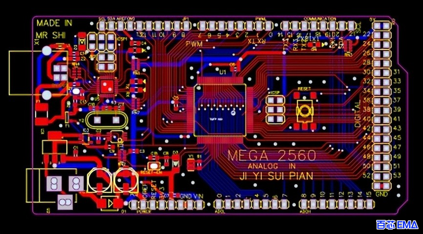 兼容的 Arduino Mega 2560 板