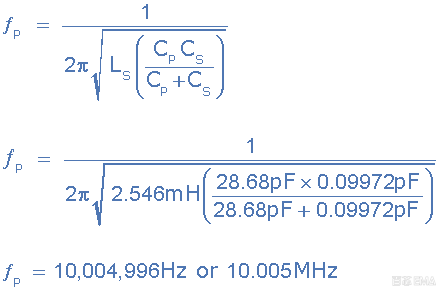 并联谐振频率计算