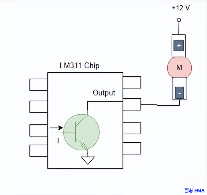 集电极开路输出的LM311芯片