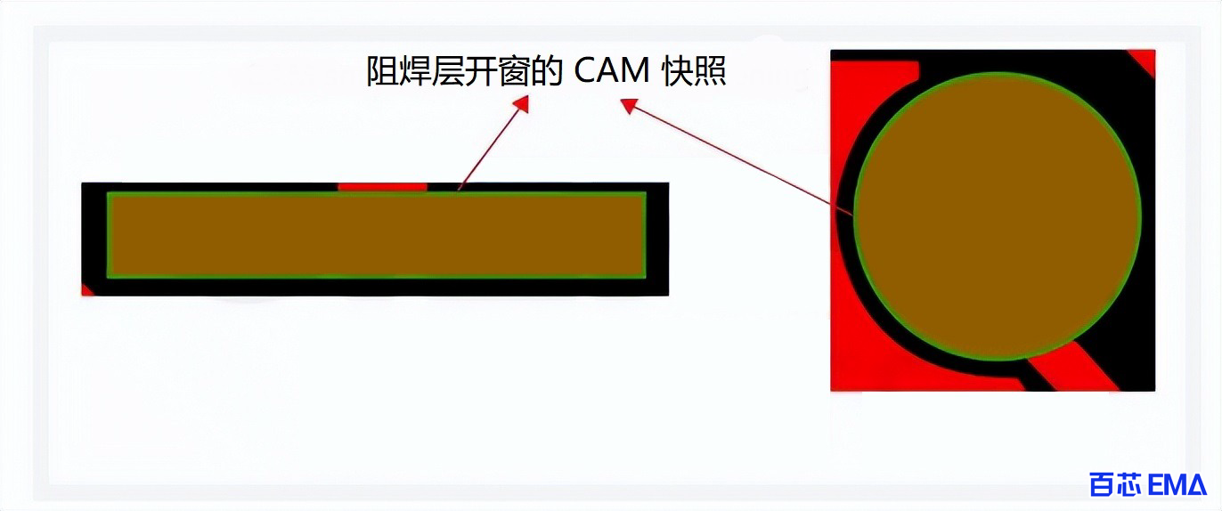阻焊层开窗不正确/缺失
