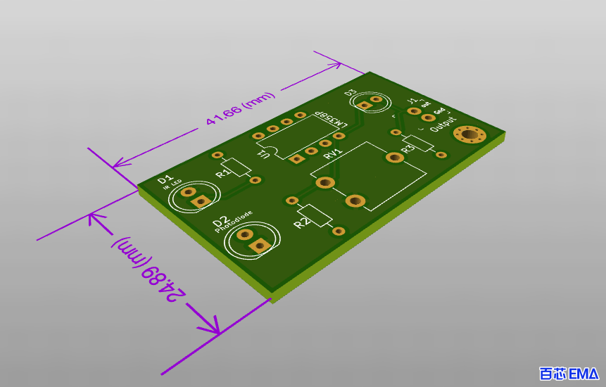 PCB 等轴图