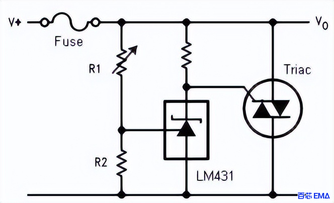 LM431 IC 的 撬棒电路