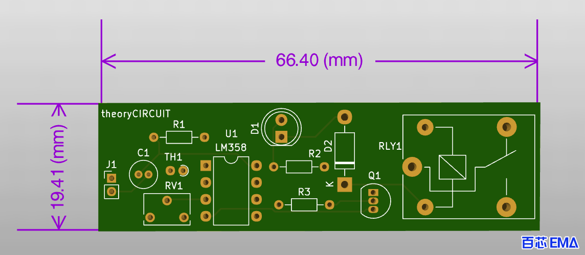 PCB 3D 正面图