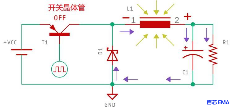 晶体管导通状态