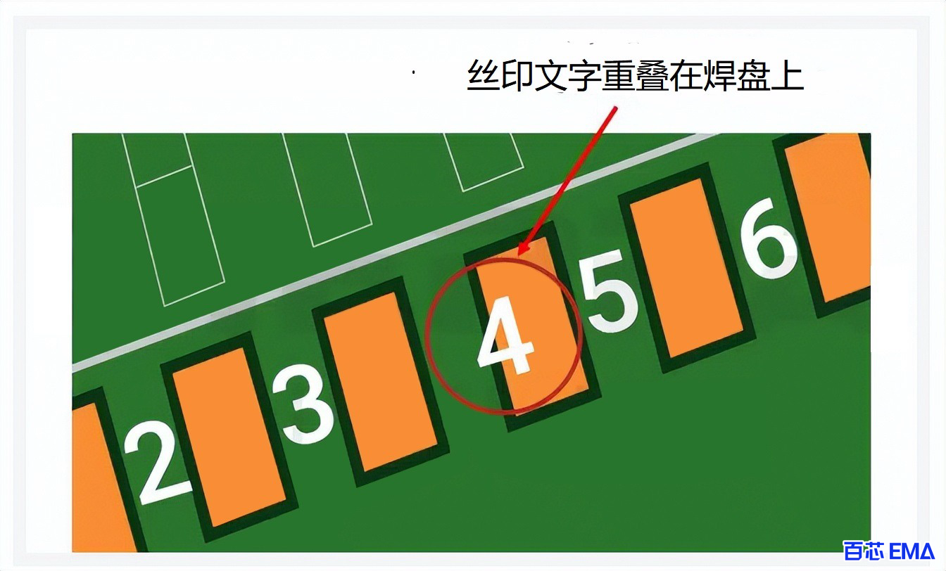阻焊层与丝印层重叠