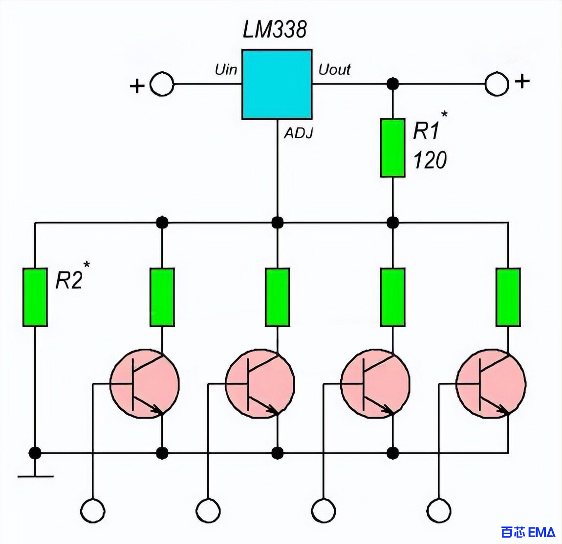 LM338 数字电源电路