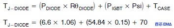 二极管的稳态结温