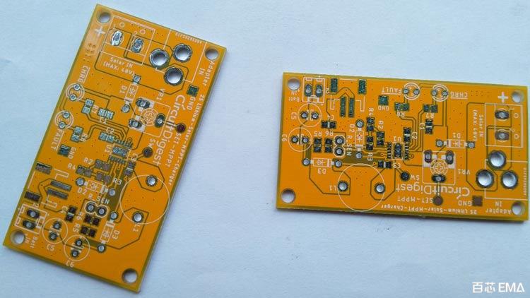 MPPT 充电器控制器 PCB 实物图