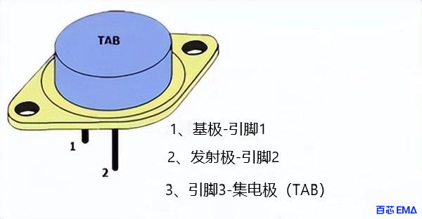 2N3055 功放引脚图和实物图