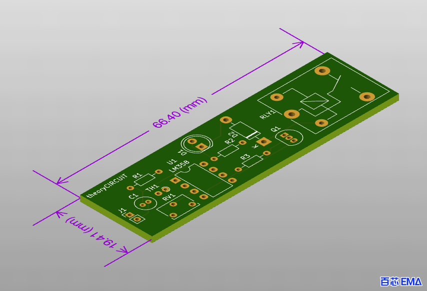 PCB 3D等轴视图