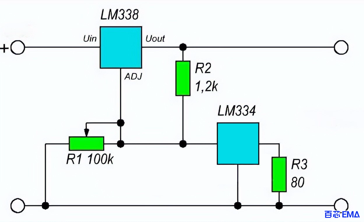 LM338 软启动（软启动）电源