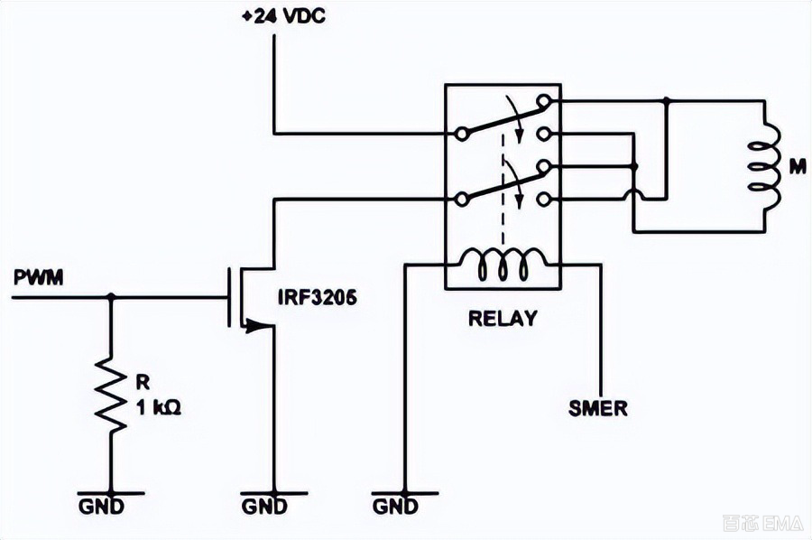 IRF3205继电器驱动电路