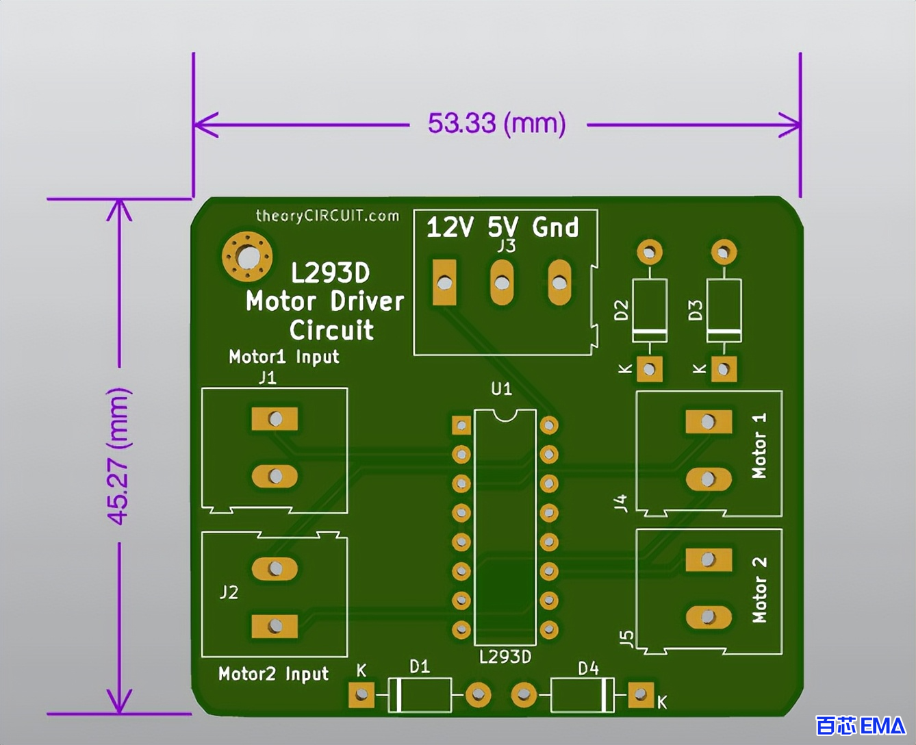 PCB背面图