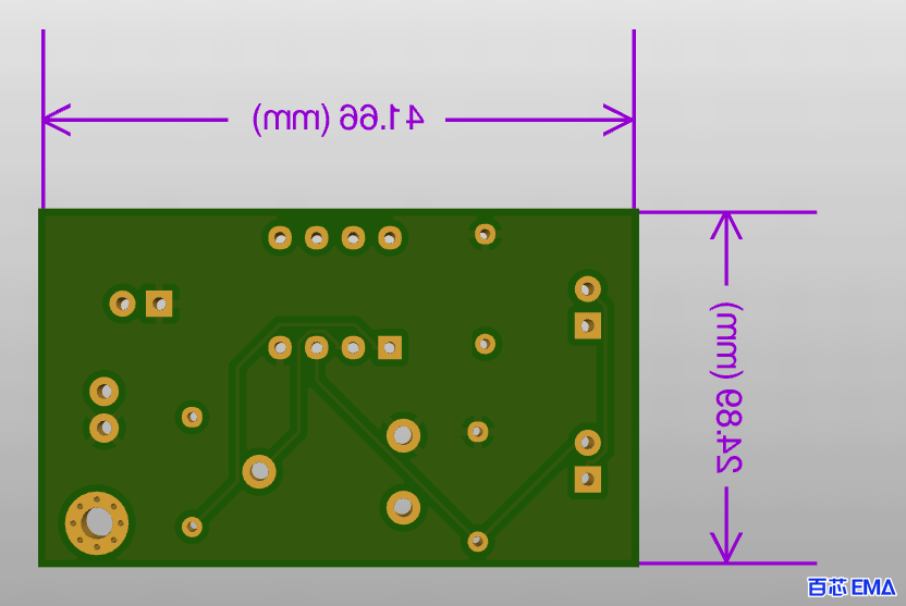 PCB背面图