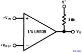 lm139 比较器的内部简化电路图