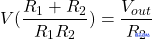 基尔霍夫电流定律(KCL)公式计算V