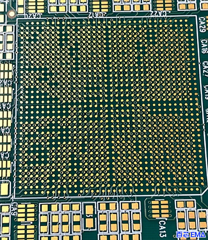 PCB上的ENIG表面处理示例