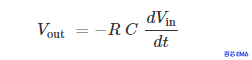 运算放大器微分器的电压输出