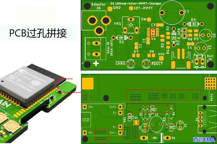 PCB过孔缝合图